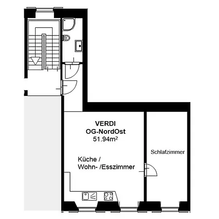 Appartement Charmante Zollhaus-wohnung - 2 Bis 3 Gaeste Naehe Schweiz